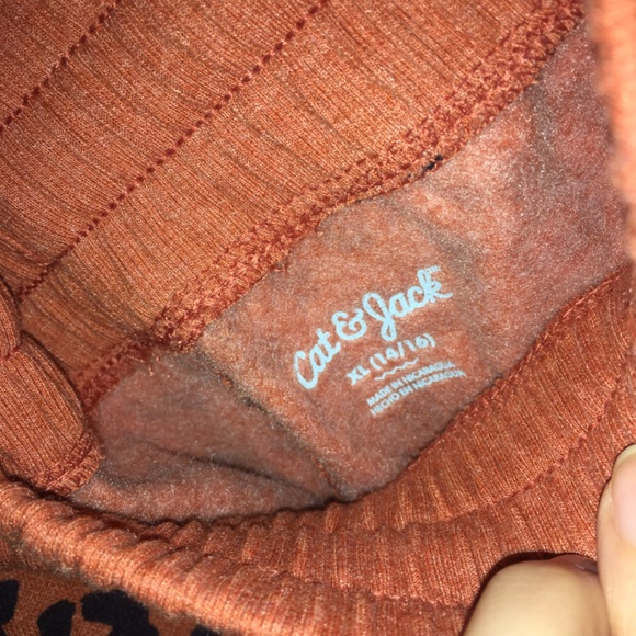 NWT Cat & Jack Girls Cheetah Leopard Sweatpants XL 14/16 - Picture 2 of 3